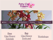 Tablet Screenshot of pattyclayflowers.com